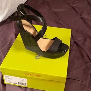 Gianni Bini Black Wedge